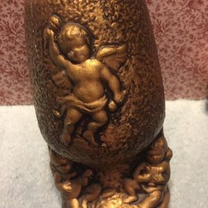 Vintage cherub chalice